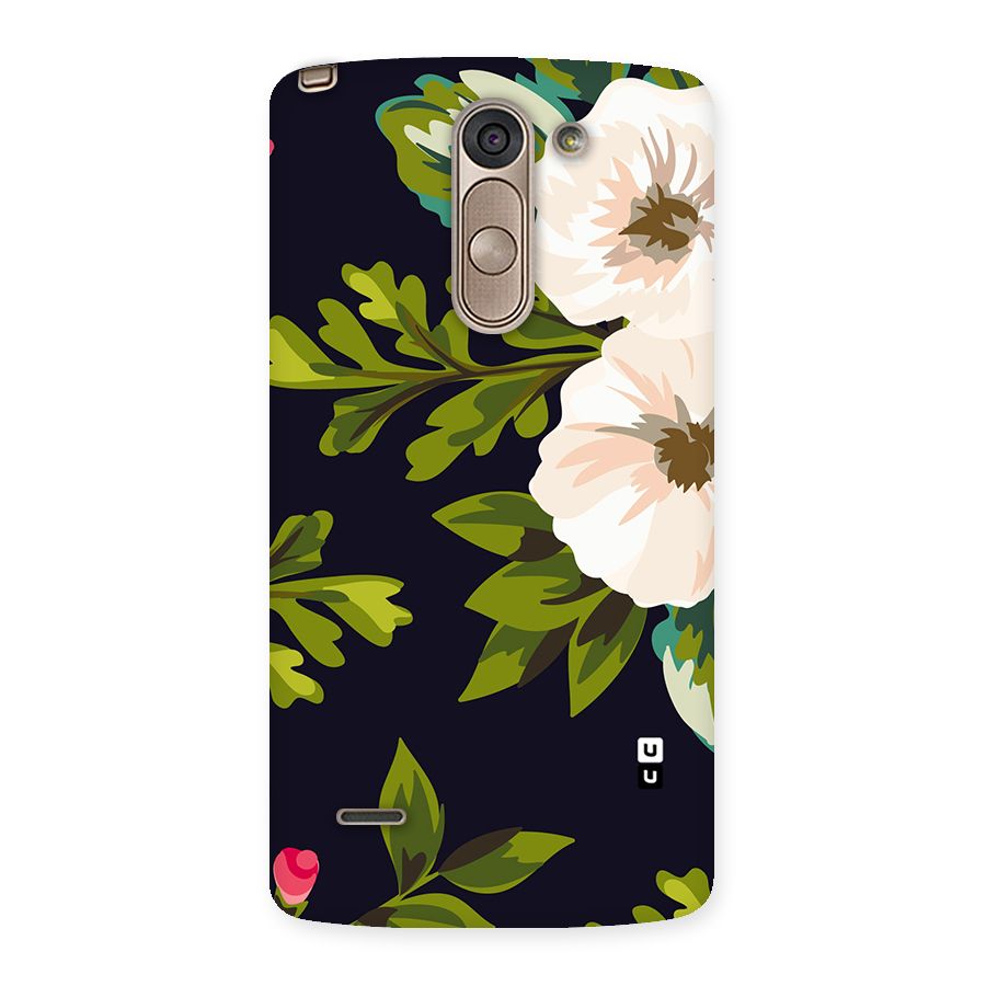 Floral Leaves Back Case for LG G3 Stylus