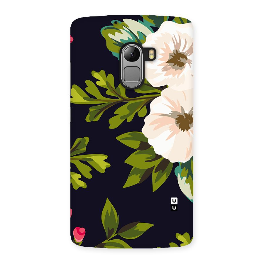 Floral Leaves Back Case for Lenovo K4 Note