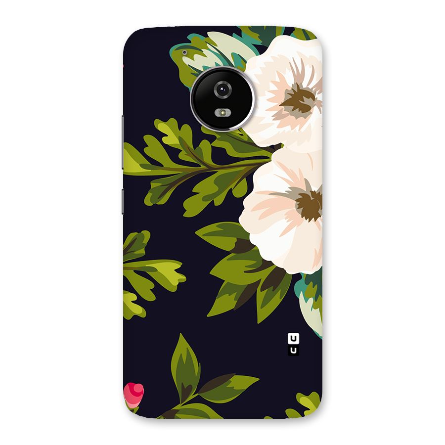 Floral Leaves Back Case for Moto G5