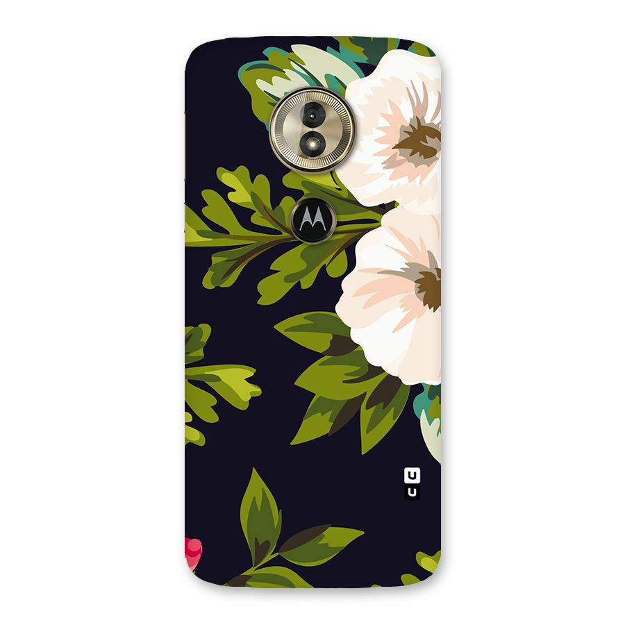 Floral Leaves Back Case for Moto G6 Play