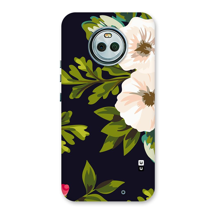 Floral Leaves Back Case for Moto X4