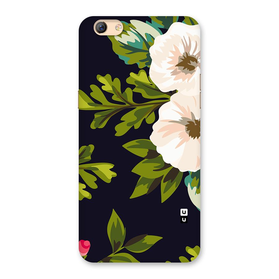 Floral Leaves Back Case for Oppo F3 Plus