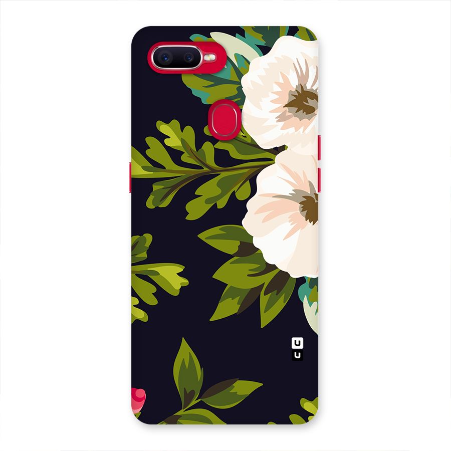 Floral Leaves Back Case for Oppo F9 Pro