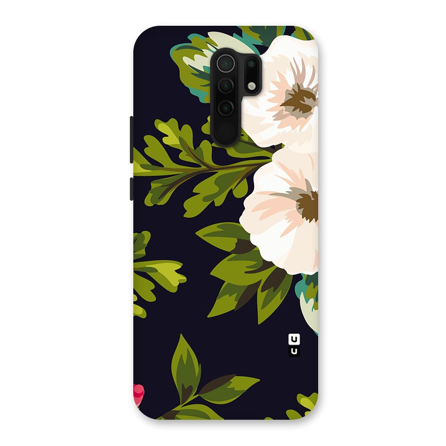 Floral Leaves Back Case for Redmi 9 Prime