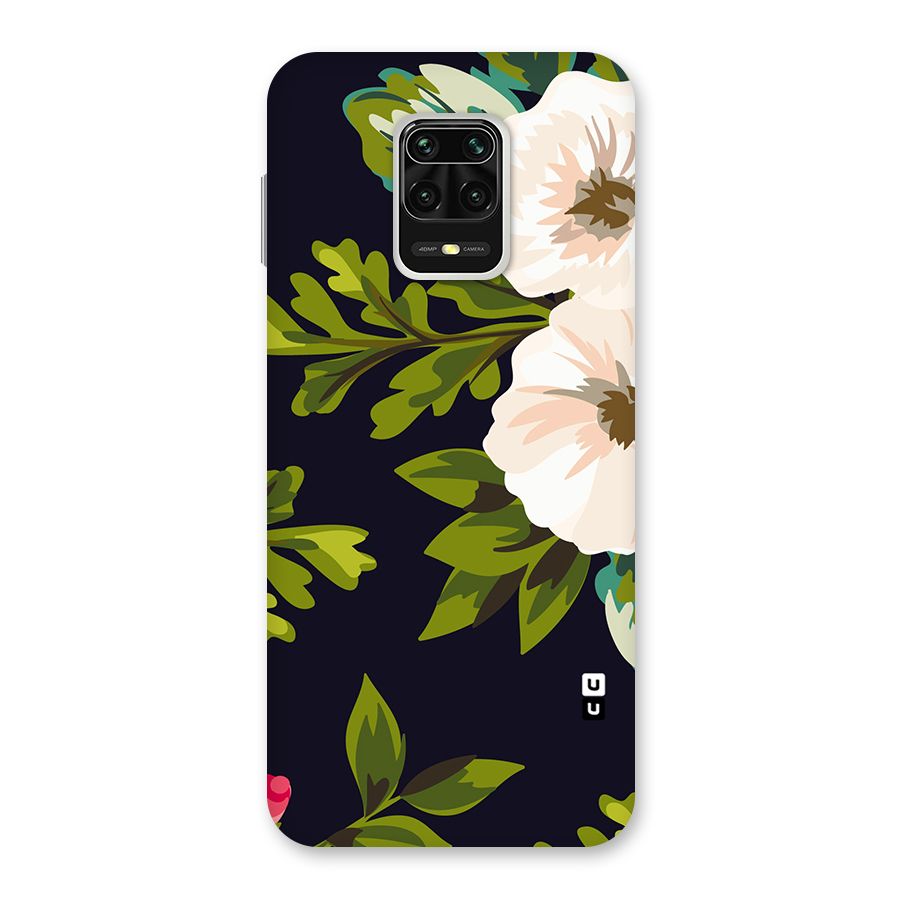 Floral Leaves Back Case for Redmi Note 9 Pro Max