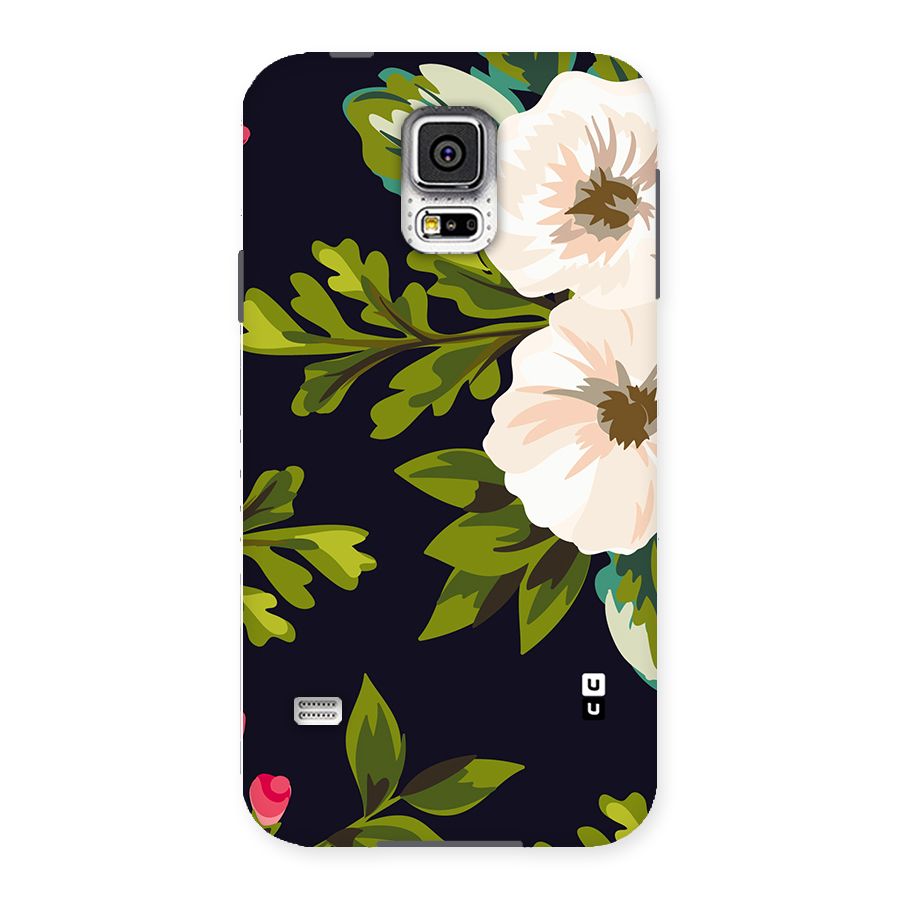 Floral Leaves Back Case for Samsung Galaxy S5