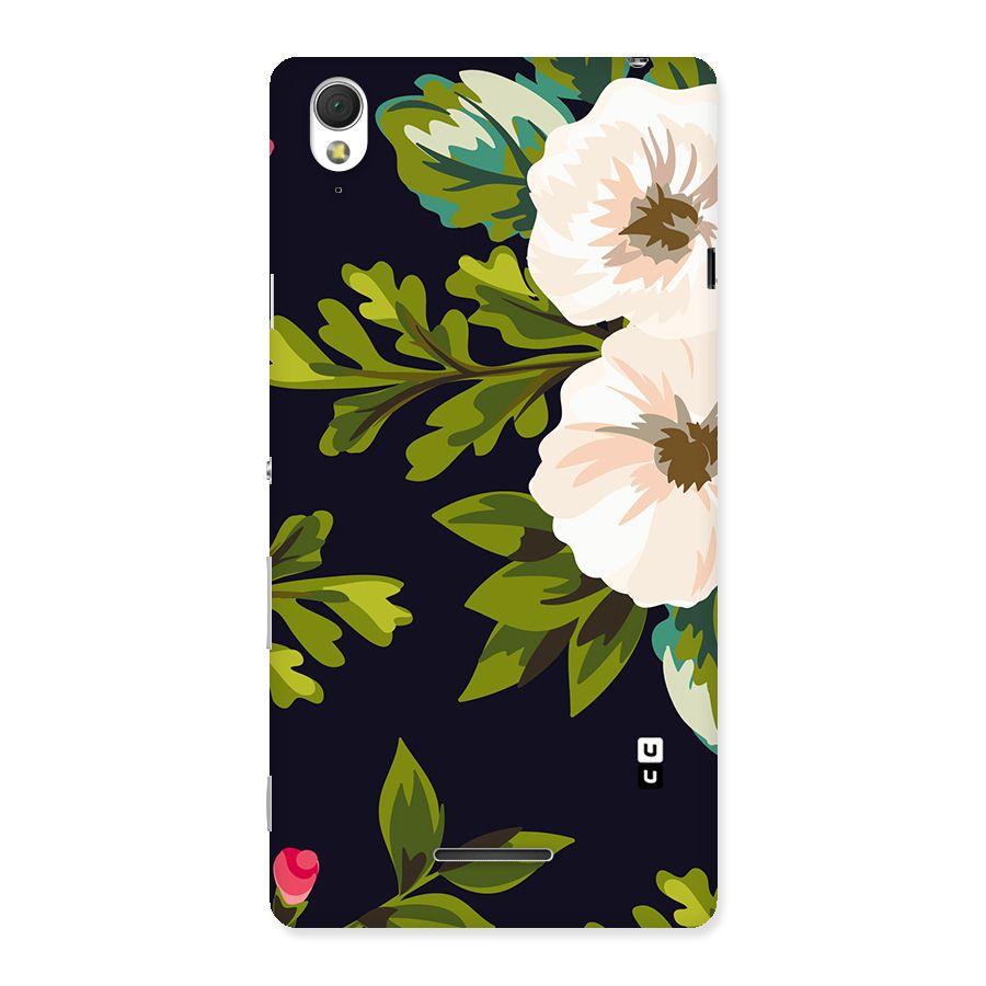 Floral Leaves Back Case for Sony Xperia T3