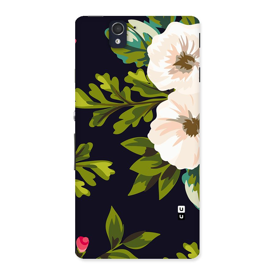Floral Leaves Back Case for Sony Xperia Z
