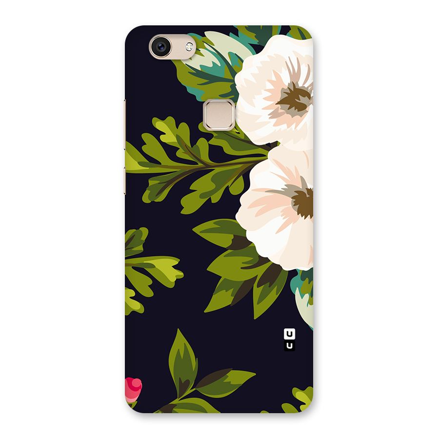 Floral Leaves Back Case for Vivo V7