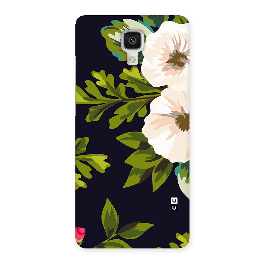 Floral Leaves Back Case for Xiaomi Mi 4