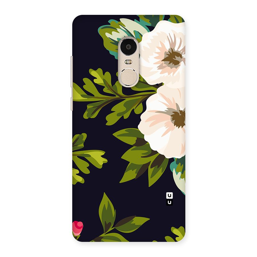 Floral Leaves Back Case for Xiaomi Redmi Note 4