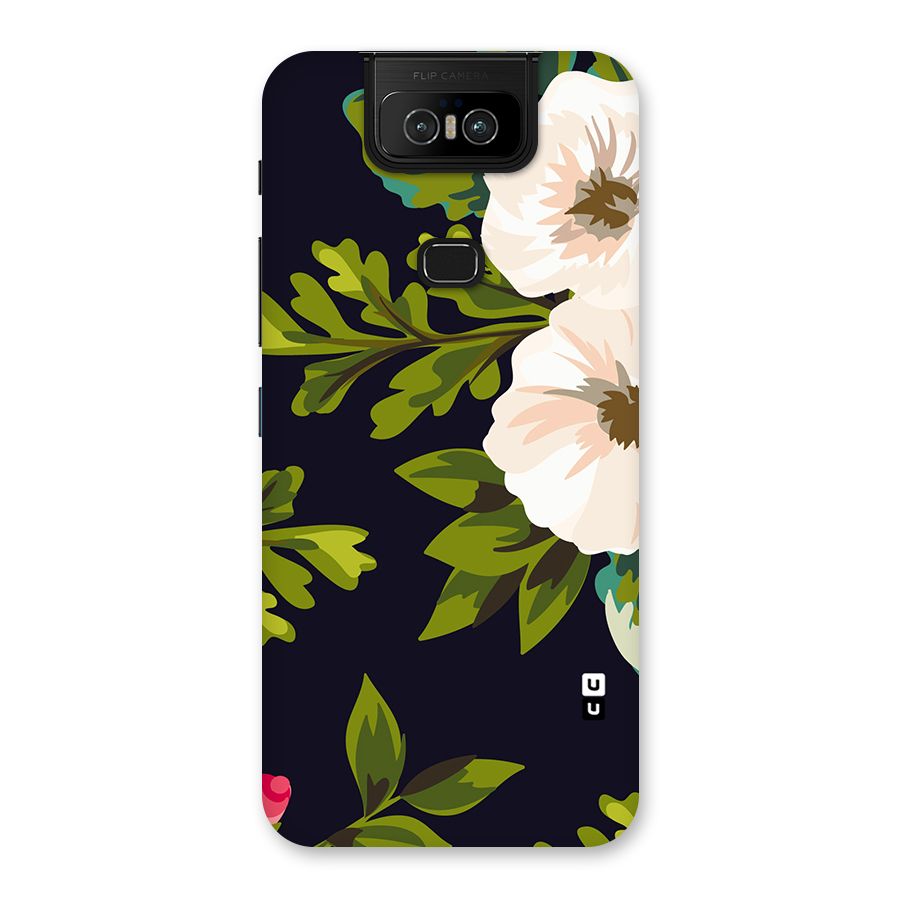 Floral Leaves Back Case for Zenfone 6z