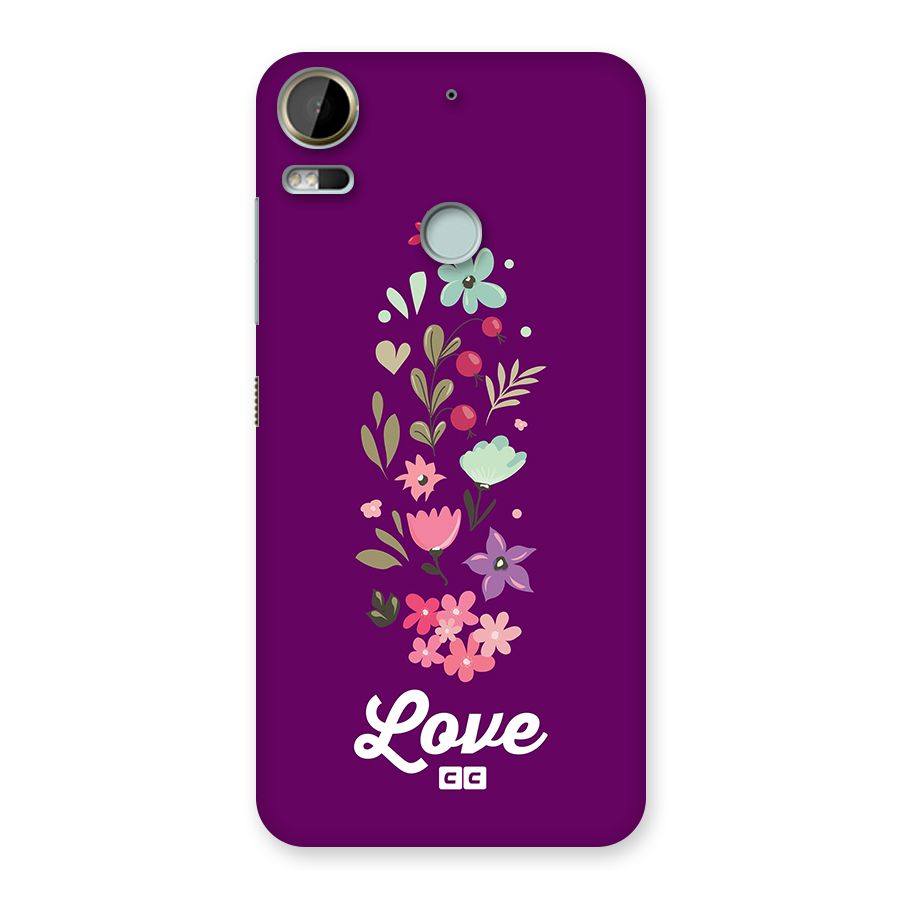 Floral Love Back Case for Desire 10 Pro