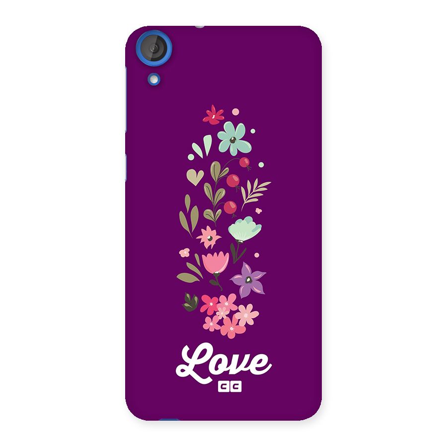 Floral Love Back Case for Desire 820