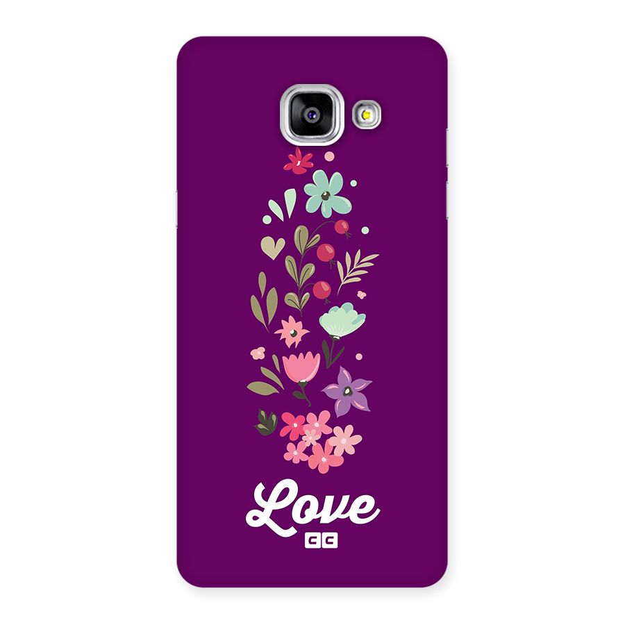 Floral Love Back Case for Galaxy A5 (2016)