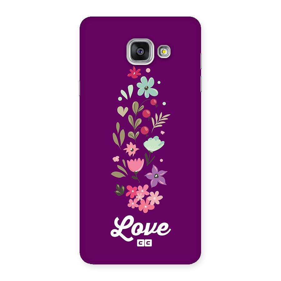 Floral Love Back Case for Galaxy A7 (2016)