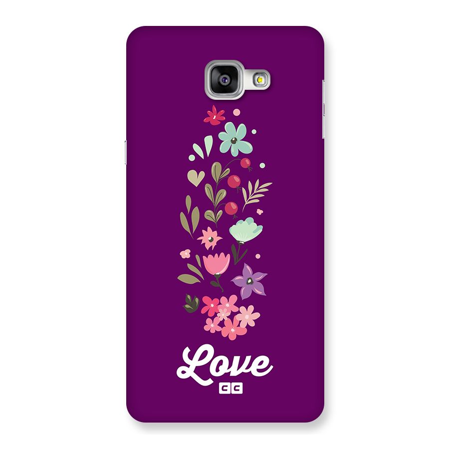 Floral Love Back Case for Galaxy A9