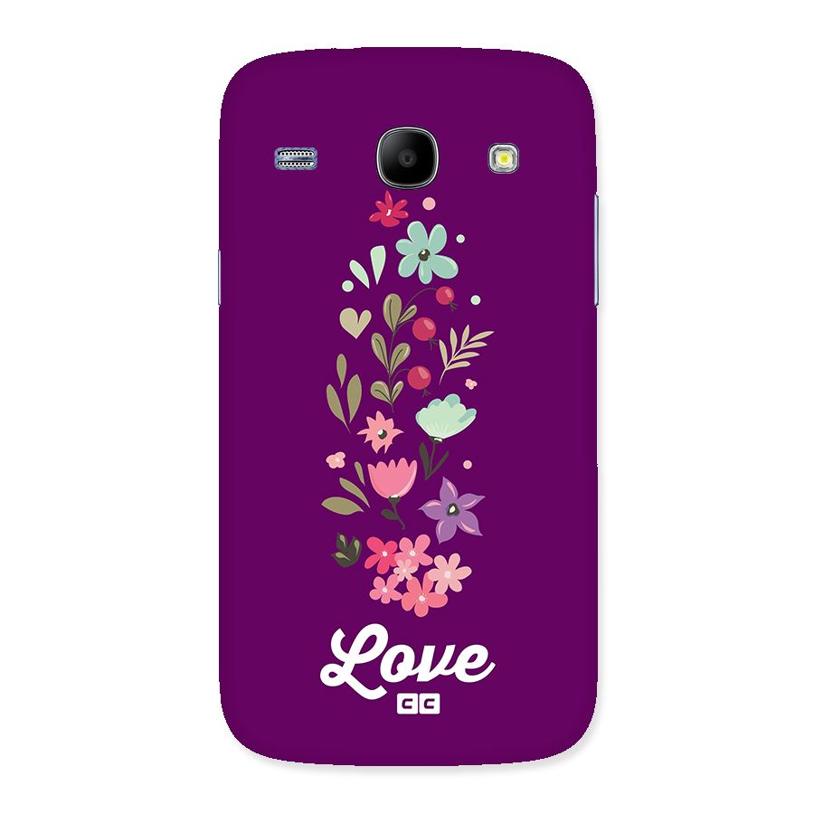 Floral Love Back Case for Galaxy Core