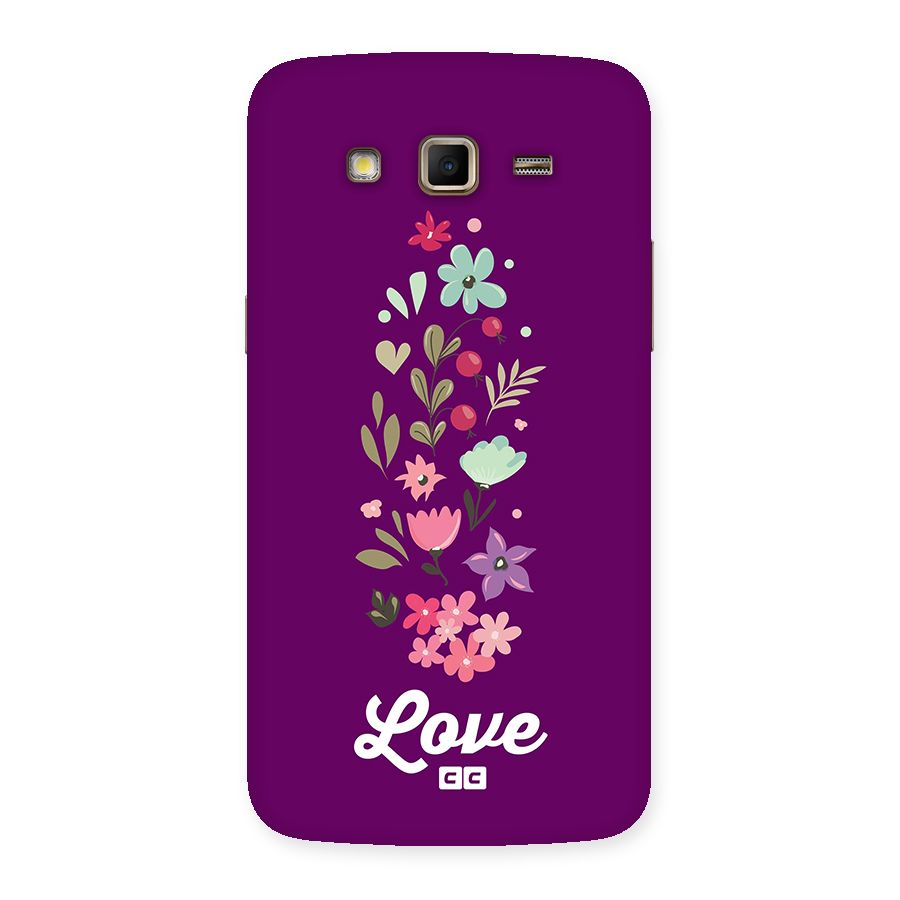 Floral Love Back Case for Galaxy Grand 2