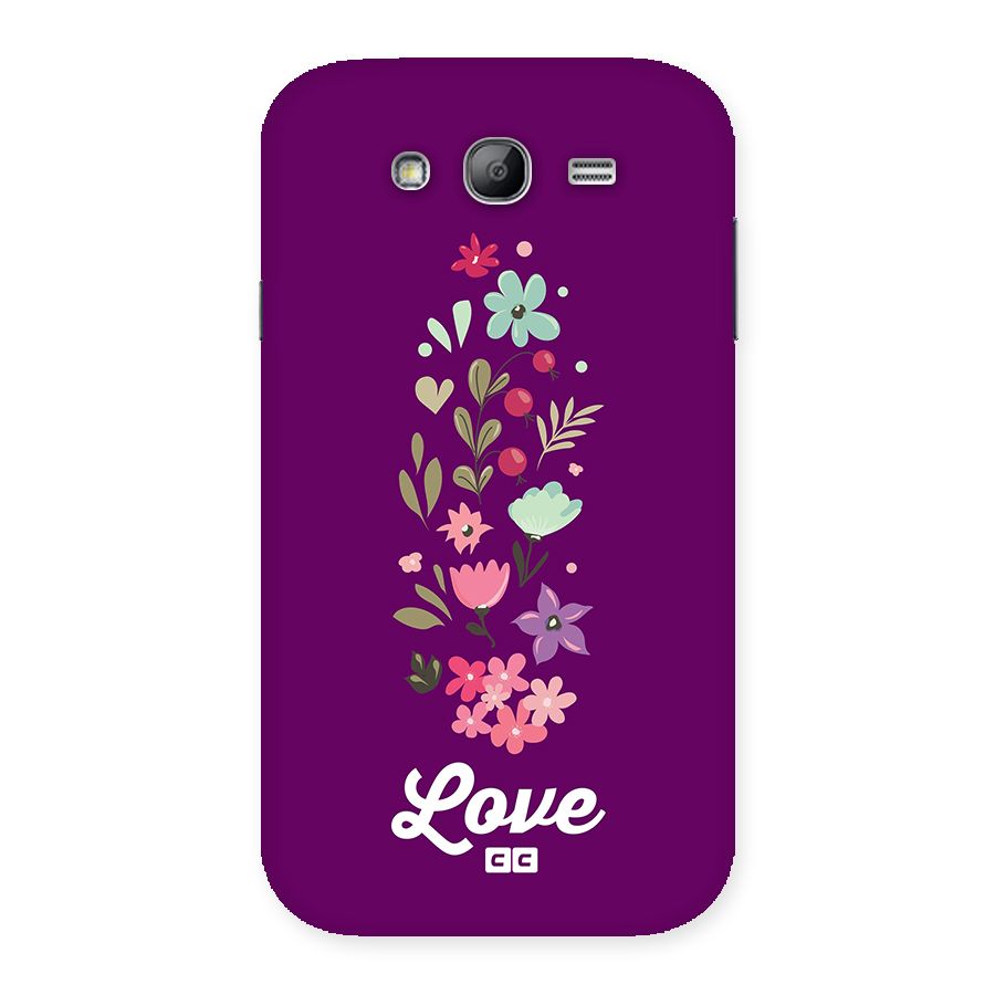 Floral Love Back Case for Galaxy Grand Neo Plus