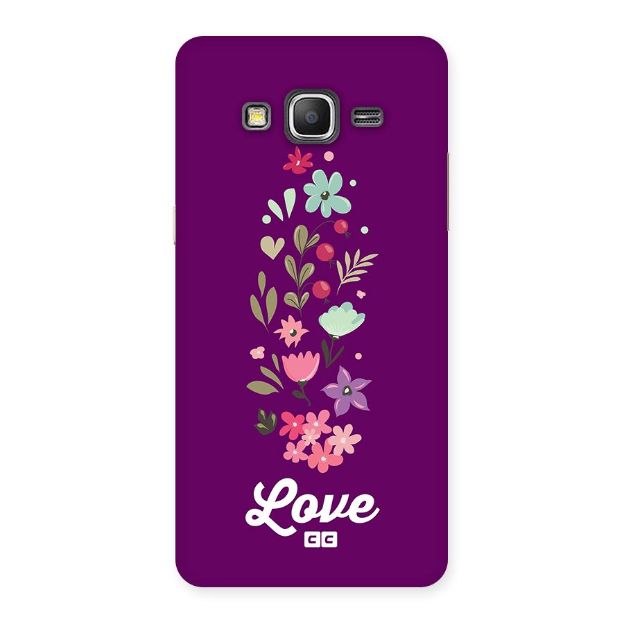 Floral Love Back Case for Galaxy Grand Prime