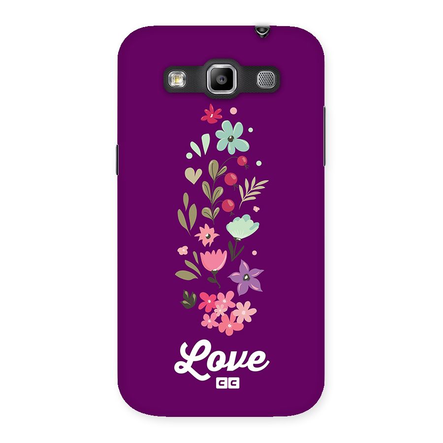 Floral Love Back Case for Galaxy Grand Quattro
