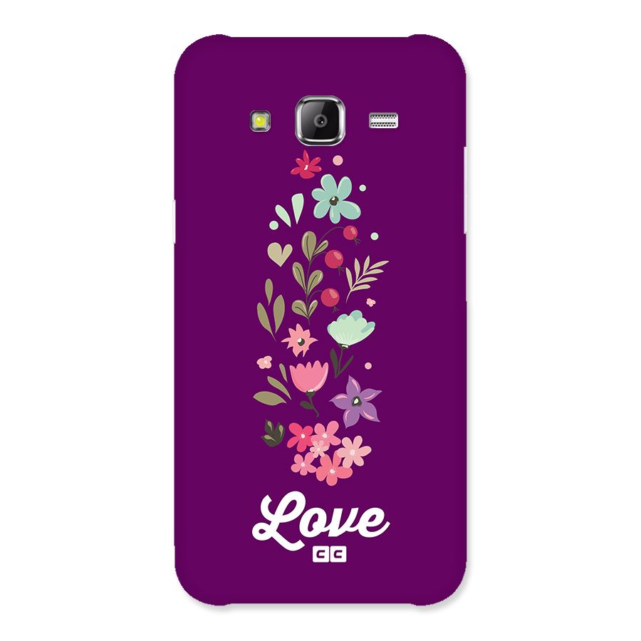 Floral Love Back Case for Galaxy J2 Prime