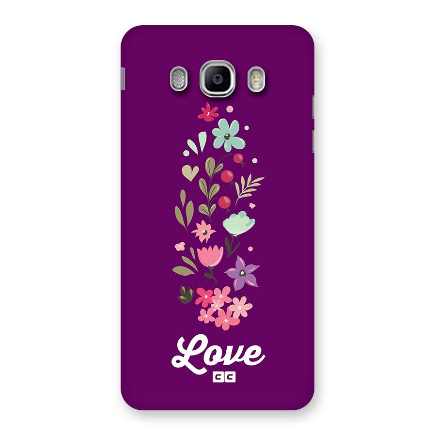 Floral Love Back Case for Galaxy J5 2016