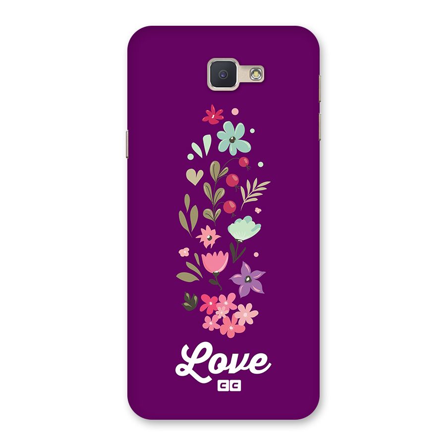 Floral Love Back Case for Galaxy J5 Prime