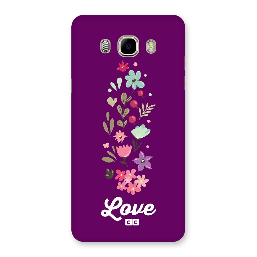 Floral Love Back Case for Galaxy J7 2016
