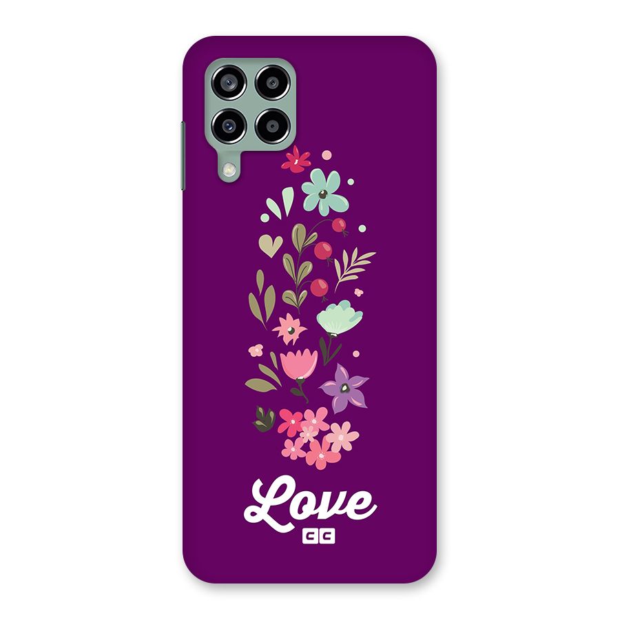Floral Love Back Case for Galaxy M33