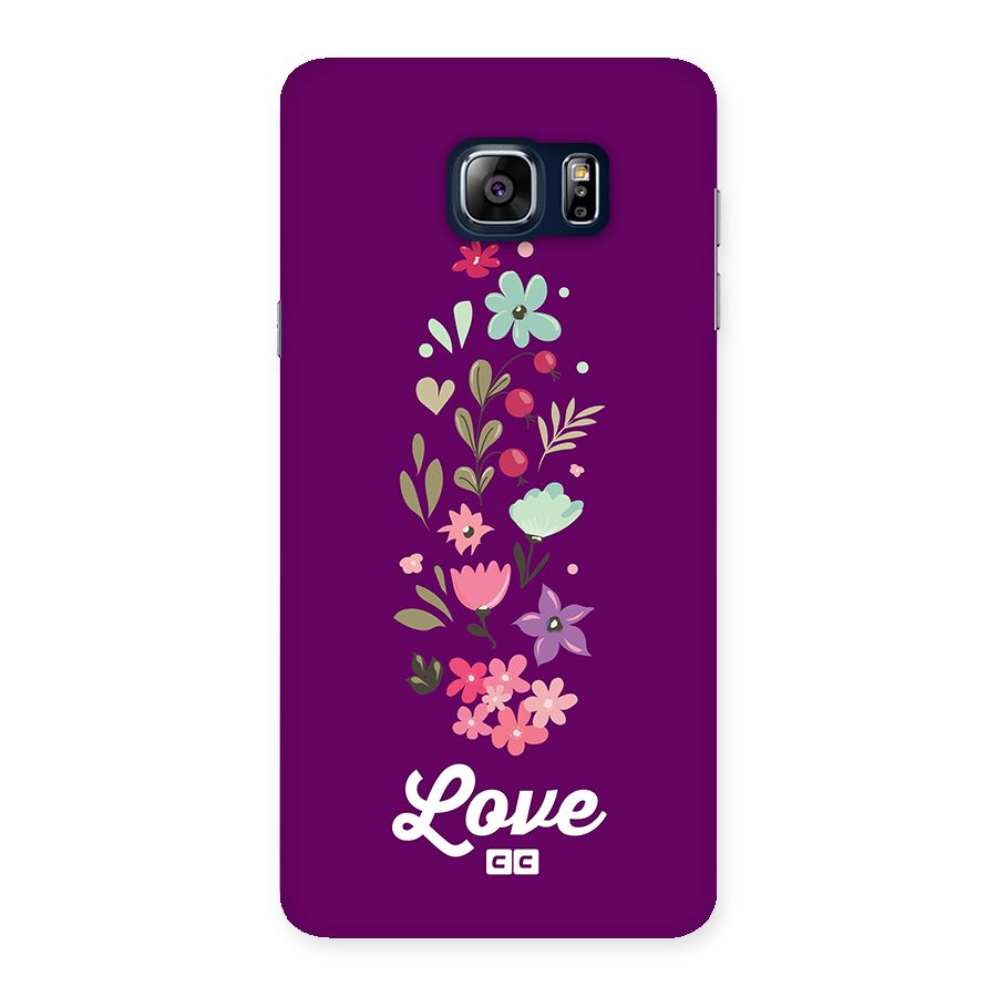 Floral Love Back Case for Galaxy Note 5