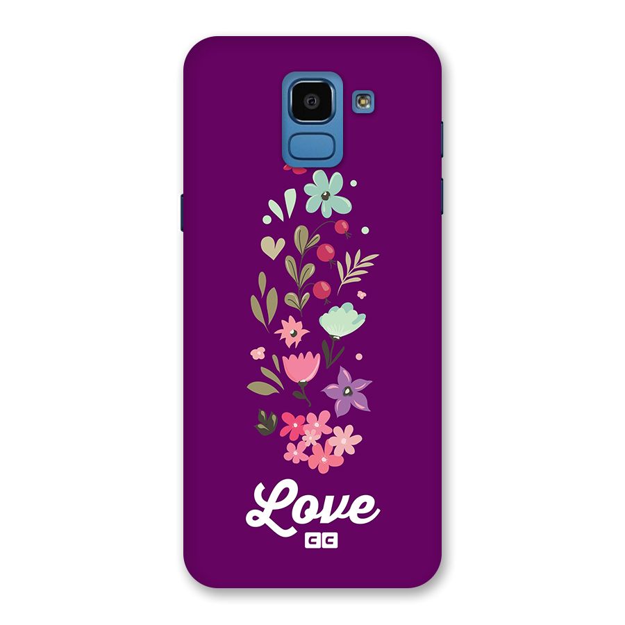Floral Love Back Case for Galaxy On6