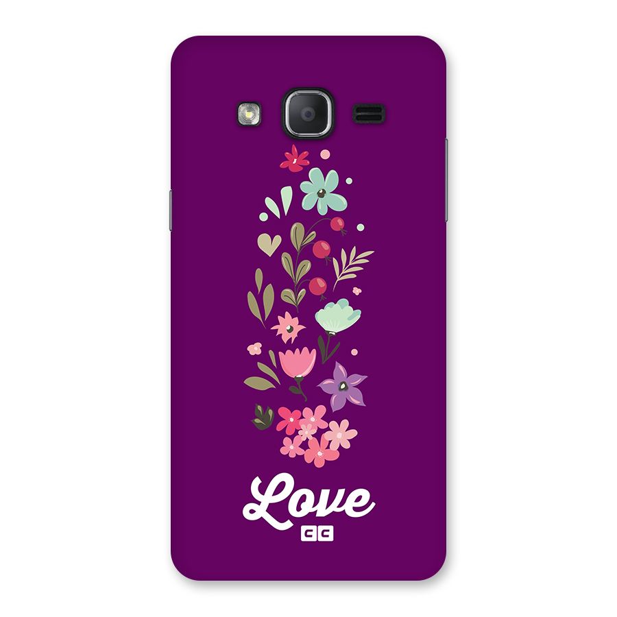 Floral Love Back Case for Galaxy On7 2015