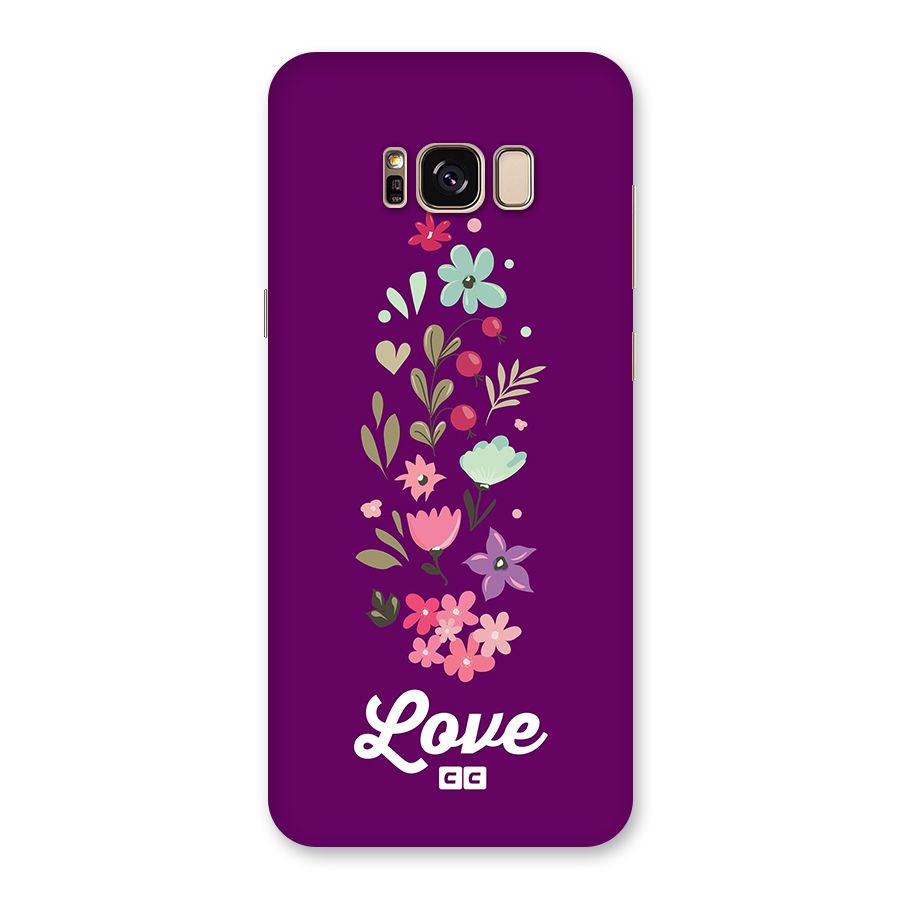 Floral Love Back Case for Galaxy S8 Plus