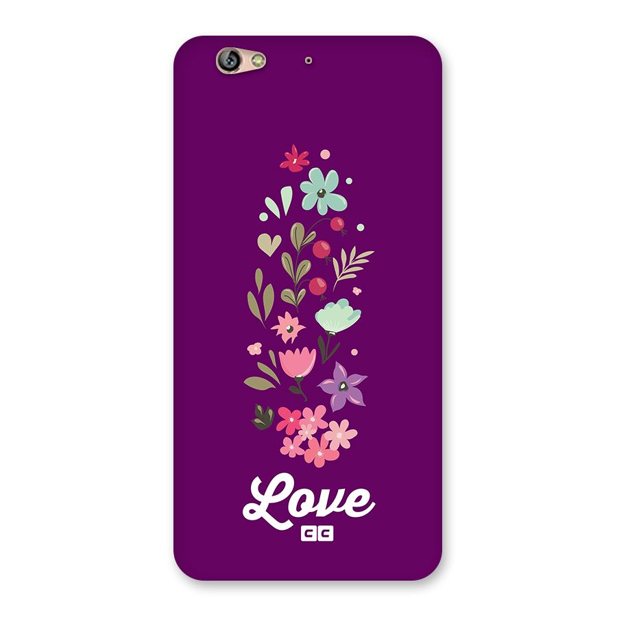 Floral Love Back Case for Gionee S6