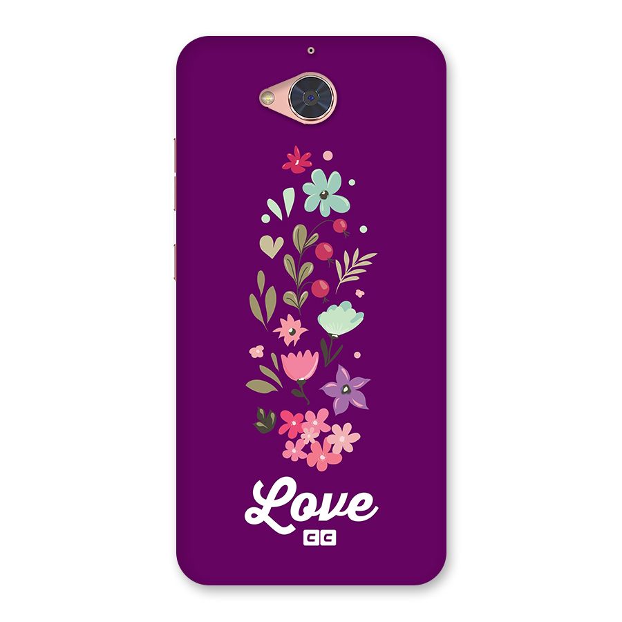 Floral Love Back Case for Gionee S6 Pro