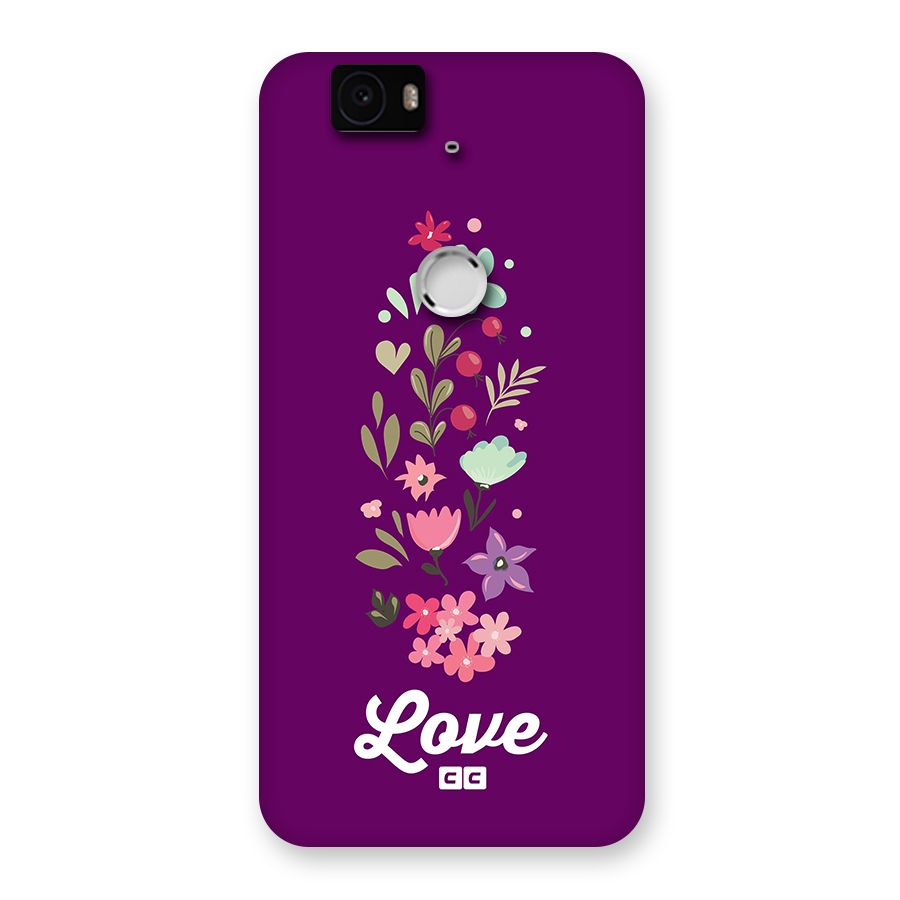 Floral Love Back Case for Google Nexus 6P