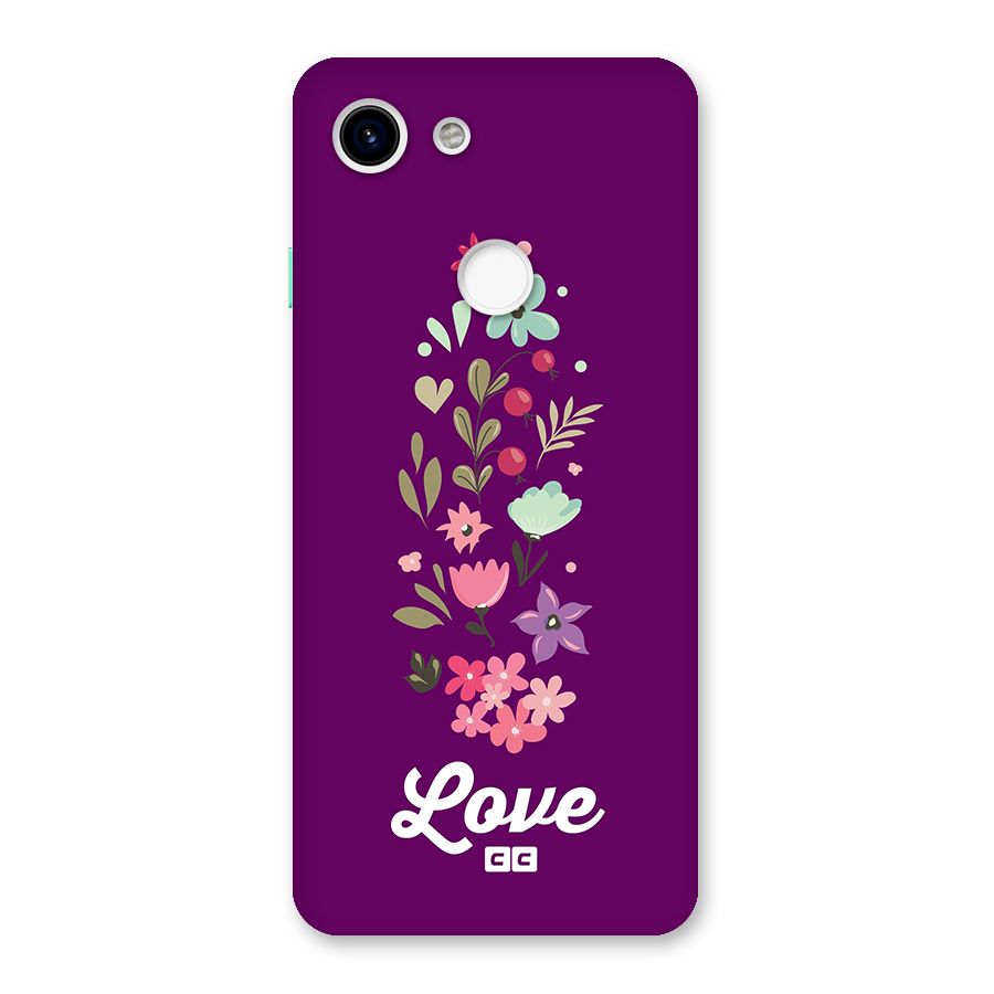 Floral Love Back Case for Google Pixel 3