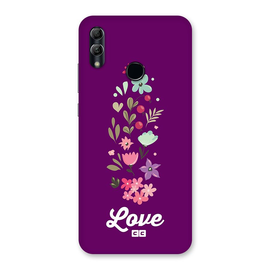 Floral Love Back Case for Honor 10 Lite