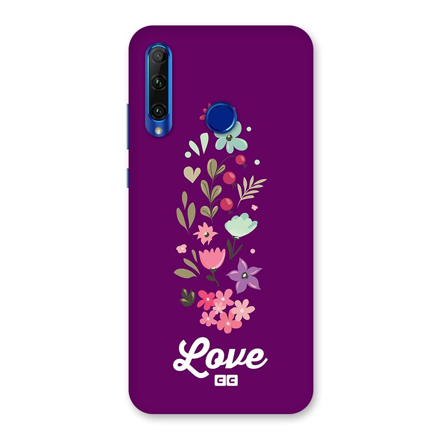 Floral Love Back Case for Honor 20i