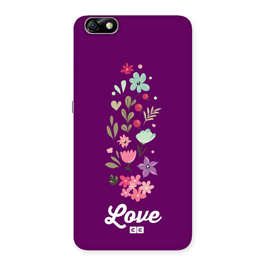 Floral Love Back Case for Honor 4X