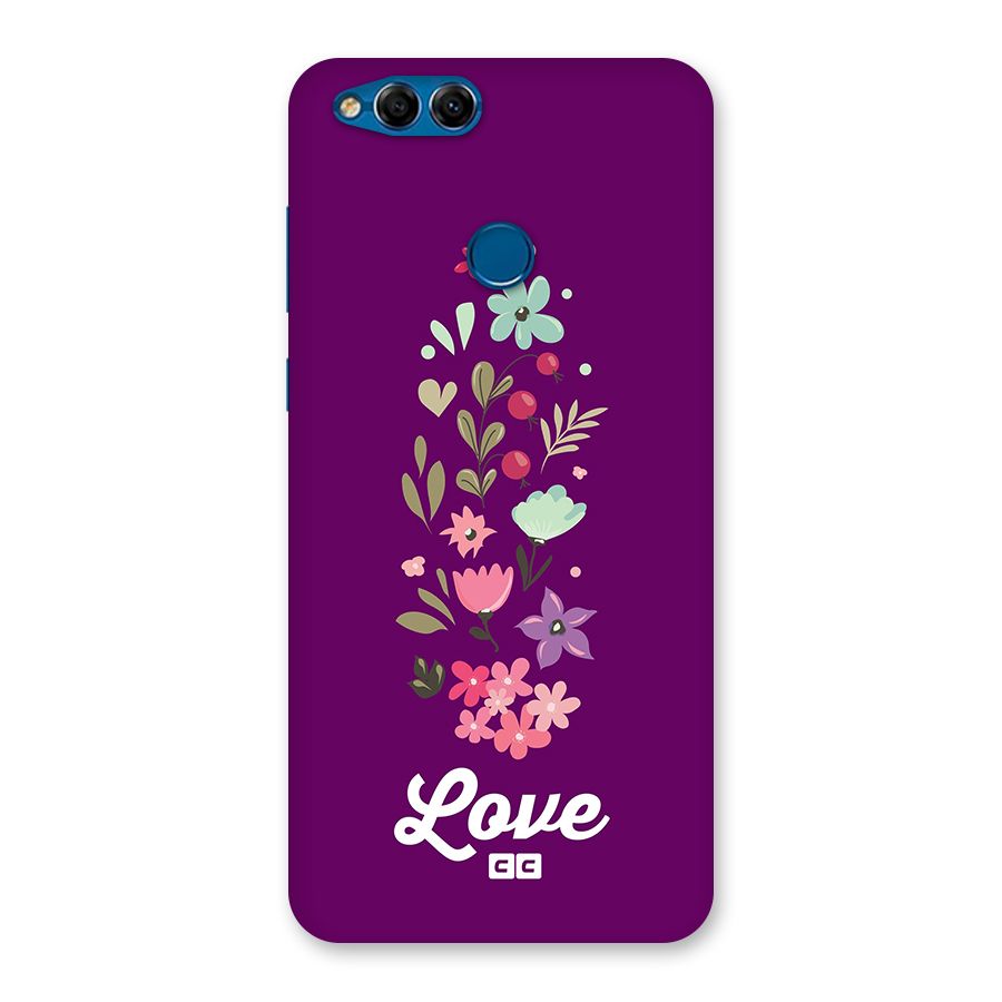 Floral Love Back Case for Honor 7X