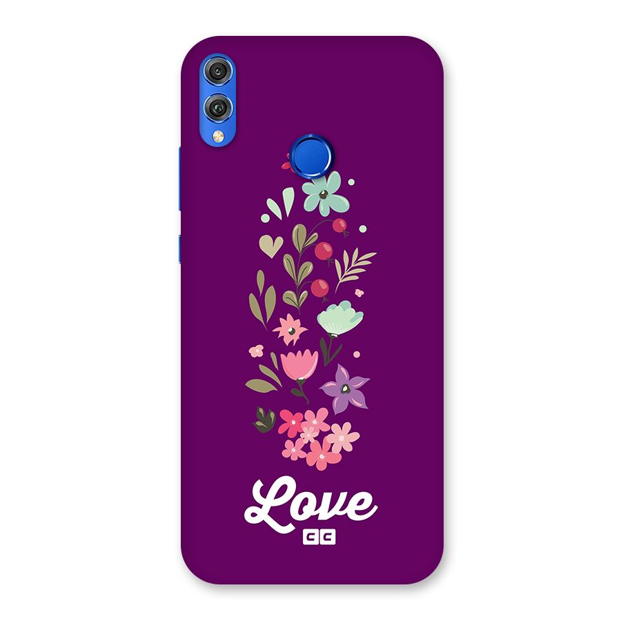 Floral Love Back Case for Honor 8X