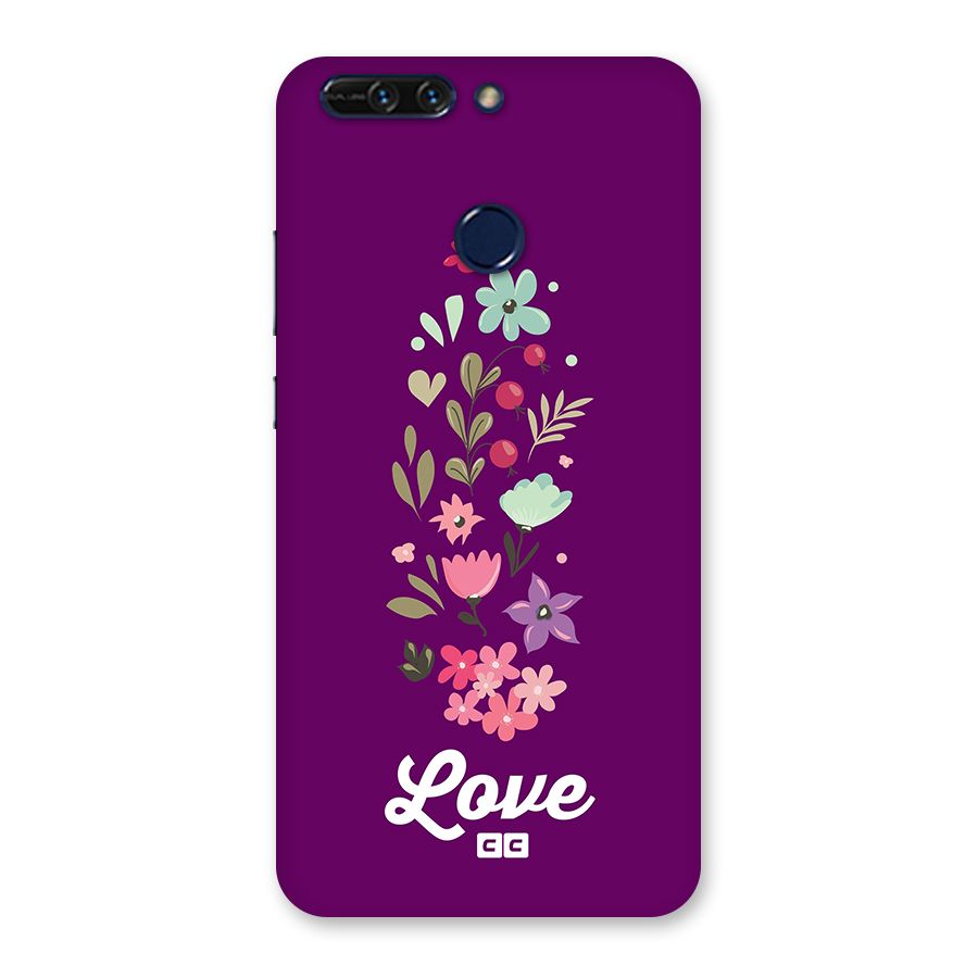 Floral Love Back Case for Honor 8 Pro