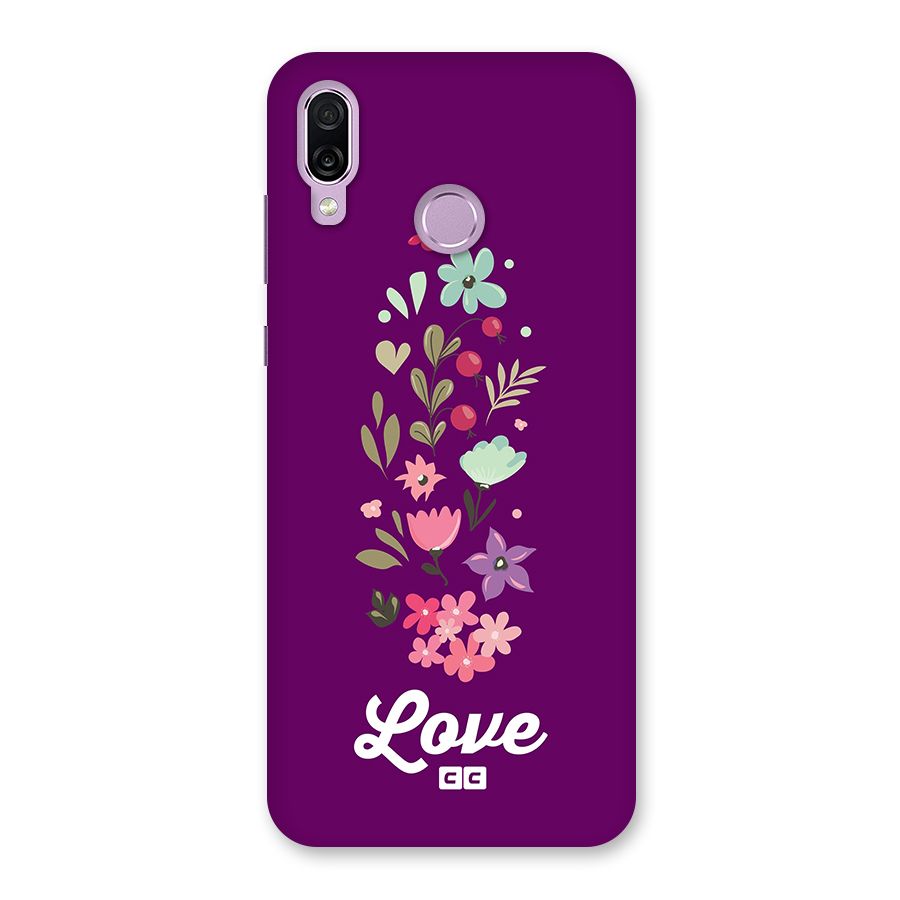 Floral Love Back Case for Honor Play