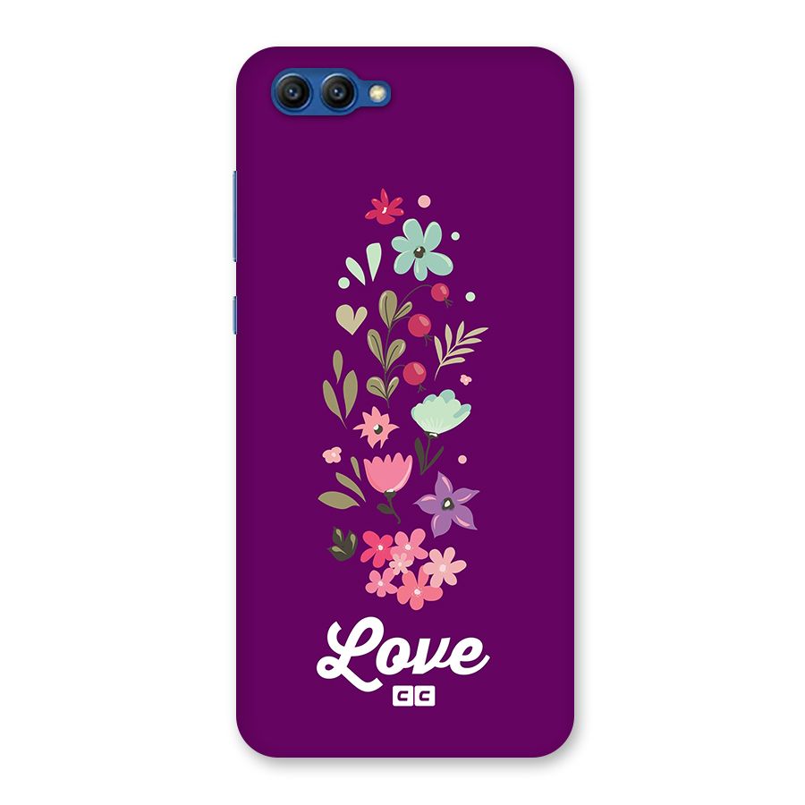 Floral Love Back Case for Honor View 10