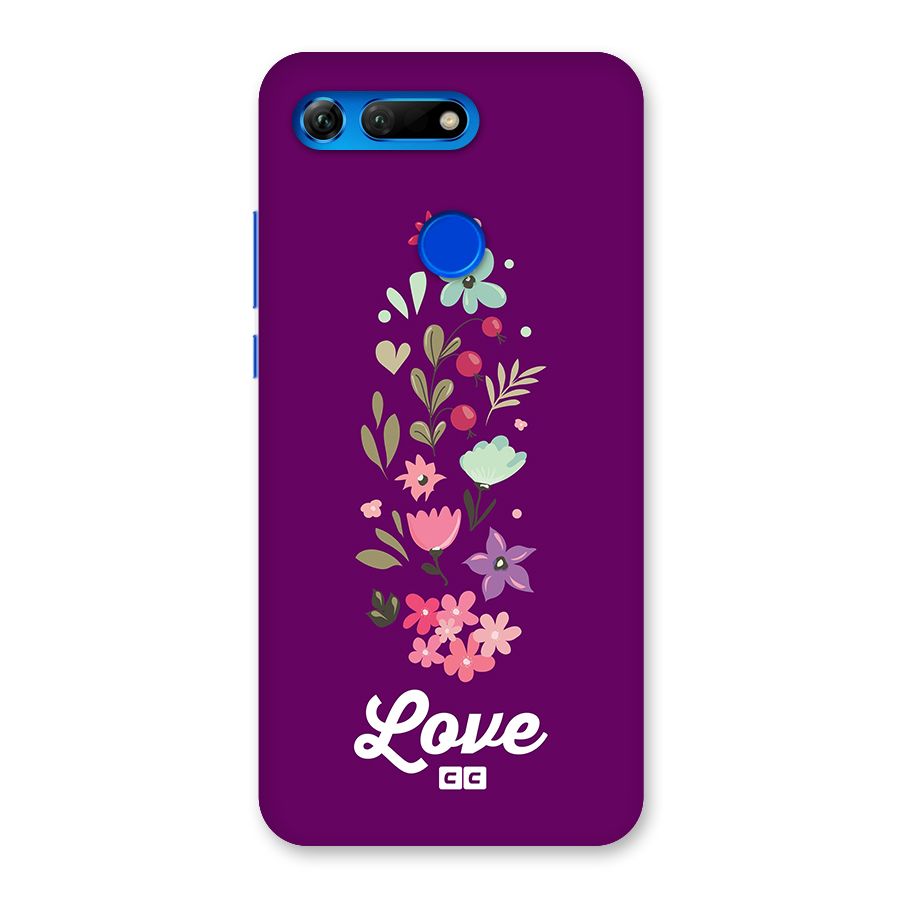 Floral Love Back Case for Honor View 20