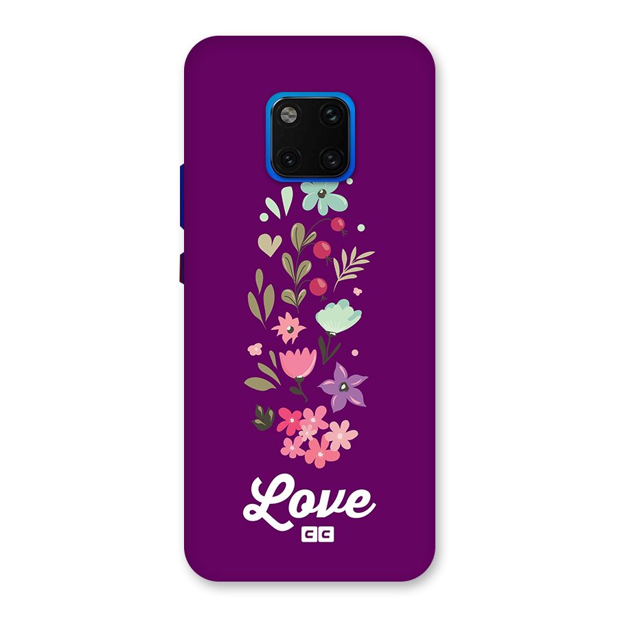 Floral Love Back Case for Huawei Mate 20 Pro