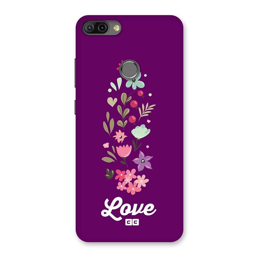 Floral Love Back Case for Infinix Hot 6 Pro